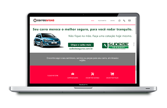 Site feito para Carros Araxá