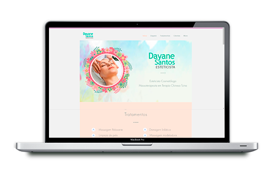 Site feito para Dayane Santos