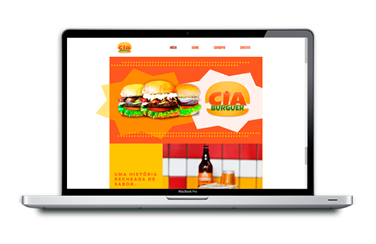 Site feito para Hamburgueria