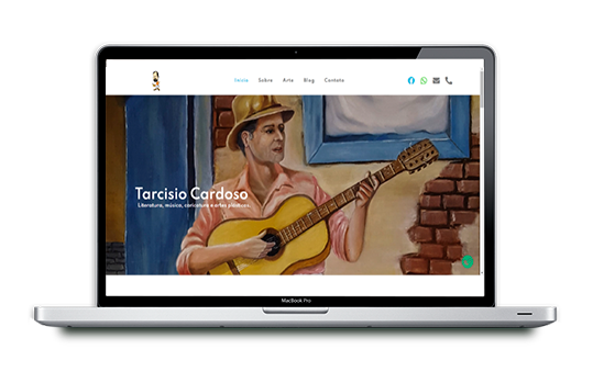 Site feito para Tarcisio Cardoso